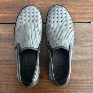 Crocks Slip On rubber shoes black/grey